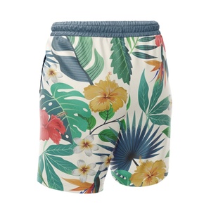 Pantalones Cortos de Verano Tejidos para Hombre, Unisex, con Logotipo Personalizable, Transpirables, Estilo Casual, Cintura Elástica, Estampados Sólidos Multicolores - Product Image 3