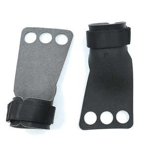 Correas de Soporte para Muñeca de Cuero ANAX SPORTS con Cierre de Gancho y Bucle para Levantamiento de Pesas y Entrenamiento de Fuerza, Color Azul - Product Image 4