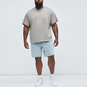 Nueva Llegada, Producto en Oferta, Camiseta de Verano para Hombre, 100% Algodón, Tejido de Punto, Corte Regular, Color Sólido - Product Image 5