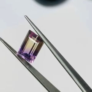 พลอยอะเมทรินทรงเหลี่ยมมรกตธรรมชาติ คุณภาพระดับ AAA ความเงางามระดับ AAA สีสวยงาม เหมาะสำหรับการขัดและเจียระไนสำหรับทำเครื่องประดับทุกชนิด - Product Image 6