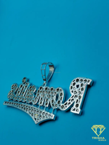 Custom Romaís <b>Name</b> <b>Chain</b> Iced Lab Grown Diamond Pendant Hip Hop Jewelry Luxury Statement Gift - Product Image 5