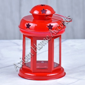 Artisanal Handmade <b>Candle</b> Lanterns Festive Christmas Decor Modern Elegance by Axiom Home Accents - Product Image 1