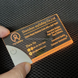 Tarjetas de Visita NFC LED Personalizadas, Tarjetas de Plástico Laminadas con Película Impresa Digital UV, Etiquetas Holográficas con Video, Impresión de Logotipos - Product Image 1