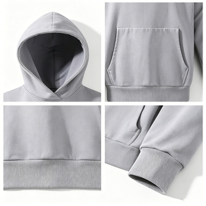 Ensemble de survêtement d'hiver vert foncé pour adulte, sweat-shirt à capuche et pantalon de jogging avec cordon de serrage, respirant, décontracté, vêtements de sport 2 en 1 - Product Image 3