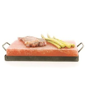 Organic & Natural Eco-Friendly Himalayan <b>Pink</b> Rock Salt Bricks Shaped Plate for BBQ Cooking Home Decor Carved Slab Tiles - Product Image 3