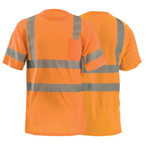 เสื้อเชิ้ตแขนยาวสำหรับผู้ชาย Econex Sports สะท้อนแสงได้ดี ระบายอากาศได้ดี ได้รับการรับรองมาตรฐานความปลอดภัย CE/EU สีส้ม ผลิตจากโพลีเอสเตอร์ - Product Image 5