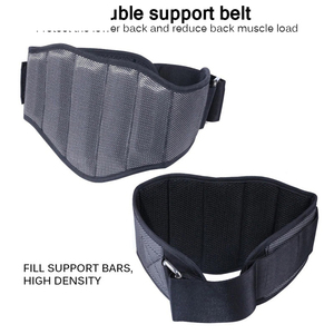 High Quality Customizable Neoprene Weight Lifting Belt Heavy Duty Gym <b>Back</b> <b>Support</b> Non-Slip Adjustable Unisex Custom Logo - Product Image 2