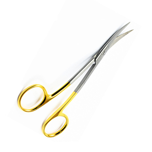 Tijeras Dentales de Acero Inoxidable, Semimanuales, Doble Curvatura, 115 mm, con Estándar de Seguridad, Diseño OEM - Product Image 5