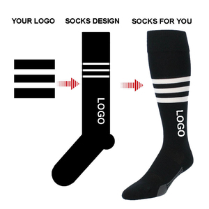 Custom Sublimated Nylon/Cotton Eco-Friendly <b>Compression</b> Baseball <b>Socks</b> for Men Women OEM ODM Private Label Wholesale - Product Image 1