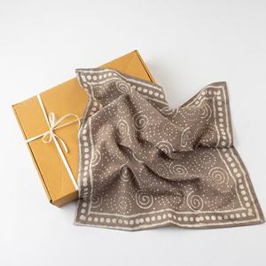 Nouvel arrivage d'écharpes bandana carrées 100% coton sur mesure couvre-chef doux imprimé à la main pour hommes pour les activités de plein air - Product Image 4