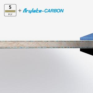 OFERTA para Raqueta de Tenis de Mesa ALC FL ST 35861 35864 - Madera de 5 capas + 2 Carbono de Arilato Estilo Ataque FL ST y Empuñadura 157x150mm 87g - Product Image 3