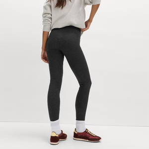 Leggings térmicos personalizados para niña, color gris, cintura media, súper elásticos, compresivos y delgados. - Product Image 5