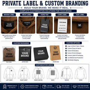 Brown <b>Zip</b> Up Men Hoodie Pullover Sweatshirt Custom Logo <b>Hooded</b> Jacket with Front Pockets - Product Image 6