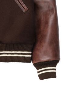 Blouson universitaire d'hiver pour homme, personnalisé en usine, avec broderie, style Letterman et Bomber - Product Image 4