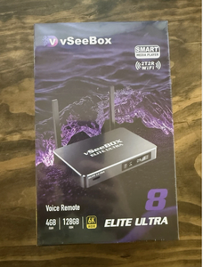 HUMM vSeeBox V6PLUS E lite Ultra Android <b>TV</b> Box <b>Smart</b> Media Player 4GB 128GB 4K WiFi Voice <b>Remote</b> Streaming Device - Product Image 2