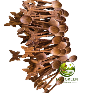 Cuillère en bois personnalisée, faite à la main, en bois naturel, ustensile de cuisine, cuillère de service personnalisée pour cadeaux, restaurants et cafés - Product Image 3