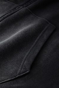 Vente en gros : Sweat à capuche vintage 100% Coton, grammage lourd, avec fermeture éclair double tête, personnalisable avec logo, en molleton vierge de qualité supérieure, broderie et impression - Product Image 2