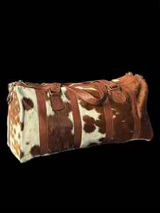 Sac de voyage en cuir véritable, style vintage, grande capacité, portable, respirant, léger, avec fermeture éclair, pour usage quotidien - Product Image 2