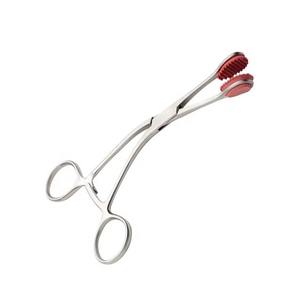 Pince à éponges manuelle professionnelle HERMANN MEDITECH avec poignée annulaire, en acier inoxydable, réutilisable, pour usage hospitalier, conforme ISO13485 - Product Image 3