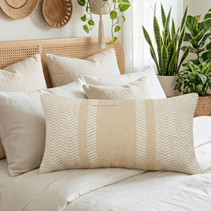 Soft Touch Woven Pillow Sham Premium Quality Designer Summer Collection Woven 30X50 Cushion <b>Cover</b> Durable Zipper - Product Image 3