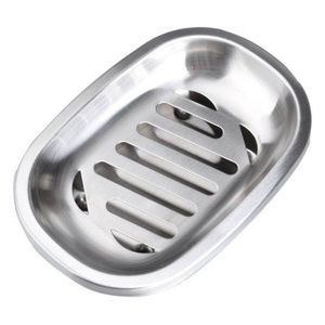 Porte-savon en métal élégant pour salle de bain avec design ouvert, plateau à savon durable pour l'intérieur d'une salle de bain moderne - Product Image 2