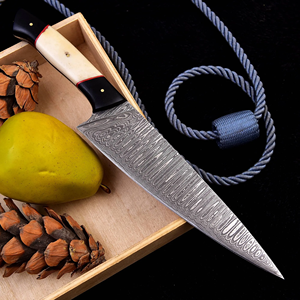 LEGACY BLADES Premium Professional Cooking <b>Knife</b> Damascus Steel Wooden <b>Handle</b> Custom Logo <b>Knife</b> Manufacturer - Product Image 5