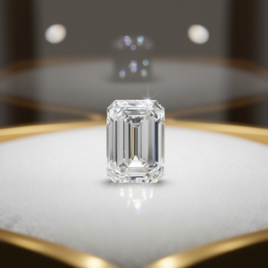 Diamant émeraude VVS2 de 5,08 carats certifié IGI, cultivé en laboratoire, neuf, non monté - Product Image 3