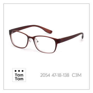 แว่นตา Tam Tam Rectangle Full-Rim รุ่น 2054 47-18-138 C3M เลนส์เรซิ่นน้ำหนักเบาป้องกันรังสียูวี กรอบสำหรับผู้ใหญ่แบบ Unisex - Product Image 1