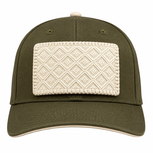 Custom Woven Patch Color Block Baseball Cap PU Leather OEM Manufacturer Custom Elastic Fit Band For Men Women Clubs New Sport - Product Image 5