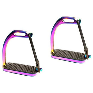 Étriers de cheval de couleur personnalisée, confortables et durables pour la pratique quotidienne de l'équitation, étriers de cheval les plus vendus, fabriqués au Pakistan - Product Image 1