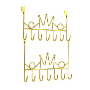 Porte-manteau mural métallique pour rangement de garde-robe, salle de bain, cuisine, serviettes, vêtements, accessoire d'entrée, quincaillerie décorative - Product Image 1