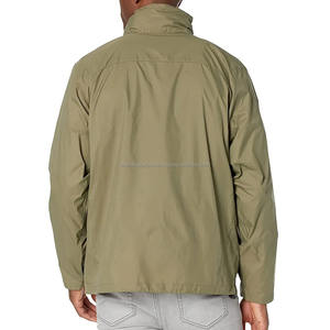 Chaquetas cortavientos finas con capucha de poliéster/algodón hechas a medida de alta calidad, venta al por mayor, estilo Reversible impermeable para invierno - Product Image 6