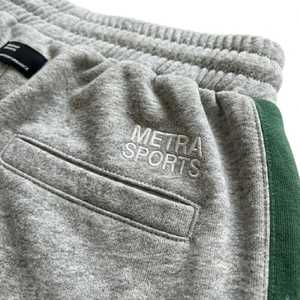 Pantalon de jogging tendance pour femme avec empiècements contrastants, coupe droite décontractée, en coton doux, idéal pour la détente et le streetwear - Product Image 6