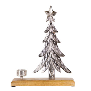 Porte-bougie en métal en forme d'ange avec étoile pour bougie chauffe-plat de Noël - Product Image 5