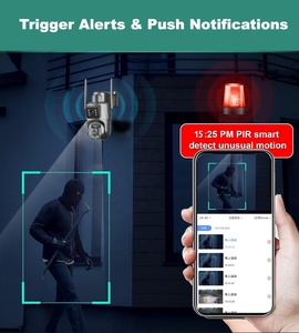 Telecamera <span class=keywords><strong>di</strong></span> Sicurezza Eseecloud 8MP <span class=keywords><strong>con</strong></span> Doppia Lente PTZ, Solare, WiFi, Visione Notturna Full HD, Sistema <span class=keywords><strong>di</strong></span> <span class=keywords><strong>Allarme</strong></span>, Telecamera IP <span class=keywords><strong>di</strong></span> Rete CCTV <span class=keywords><strong>con</strong></span> Scheda SIM 4G - Product Image 4