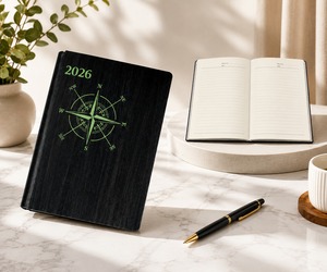<b>A5</b> Classic Vintage Old Style Wooden <b>Diary</b> Custom Print <b>A5</b> Weekly Monthly <b>Diary</b> Planner Factory Reusable Notebook - Product Image 5