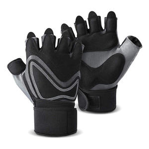 Gants de sport pour hommes et femmes avec support de poignet, antidérapants, protection complète en cuir pour la musculation, le fitness et les sports de force - Product Image 4