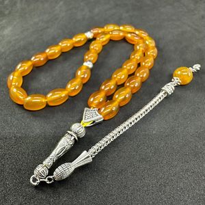 ลูกประคำมุสลิมแท้ ทำมือ ลูกปัดเรซิ่นรักษ์โลก พร้อมสีที่ปรับแต่งได้ สำหรับการสวดมนต์ประจำวัน งานฝีมือเหนือกาลเวลา วาดลายด้วยมือ - Product Image 5