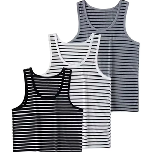 Débardeur de sport pour homme, sans manches, en coton imprimé, pour musculation, été - Product Image 1