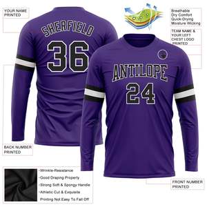 Maillot de sport haut de gamme personnalisé avec logo, nom et numéro, sublimation intégrale, vêtements de sport performants, fabricant OEM sous marque privée - Product Image 3