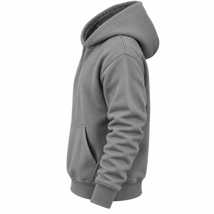 Sudadera con Capucha Morada Unisex, Informal, con Bolsillo Tipo Canguro, Hombros Caídos, Fabricante de Ropa Personalizada - Product Image 5