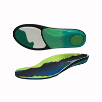 Semelles intérieures amortissantes et anti-fatigue OEM ODM avec soutien de la voûte plantaire pour marques de chaussures
