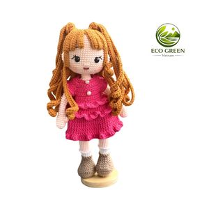 Muñeco de Ganchillo Personalizado de Personaje de Anime, Juguete Amigurumi Hecho a Mano, Muñeco de Hilo Suave y Afelpado, Lindo Regalo para Niños, Fiesta de Cumpleaños - Product Image 1