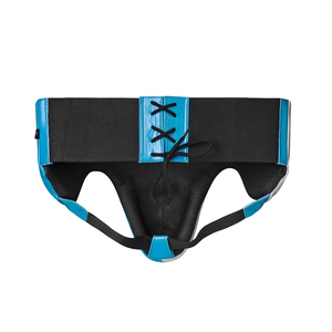 Protection inguinale en cuir personnalisée de haute qualité avec logo, équipement de sécurité sportive pour les arts martiaux et l'entraînement de boxe. - Product Image 3