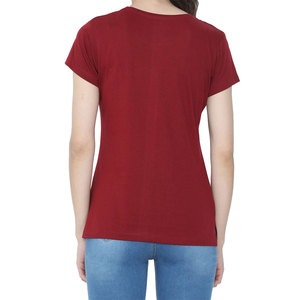 Solid Trader High Quality Comfort Stretchable Athletic Gym Fitness O Neck Short Sleeve Elegant Women Tee <b>Shirt</b> - Product Image 3