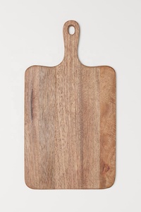 Planche à découper en bois d'acacia épaisse et personnalisée avec rainure de récupération des jus pour la cuisine - Vente en gros - Product Image 2