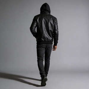 Men's Polyester Hooded Pullover <b>Jacket</b> Casual Oversized Windproof Winter Fashion Streetwear Custom Logo OEM Factory Wholesale - Product Image 4