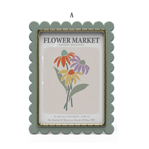 กรอบรูปเรซิ่นสั่งทำขายส่งจากโรงงาน ดีไซน์พิเศษ 4 สี สำหรับตกแต่งโต๊ะทำงาน - Product Image 2