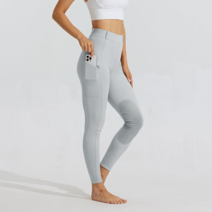 Pantalons d'équitation personnalisés de haute qualité pour femmes, leggings de compression équestres taille haute, jodhpurs et pantalons d'équitation - Product Image 1