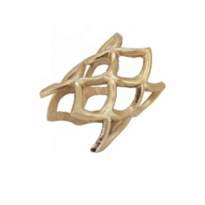 Rond de serviette en métal avec brindilles en tissu ou en papier pour table de mariage, pendaison de crémaillère, décoration de la maison - Product Image 5